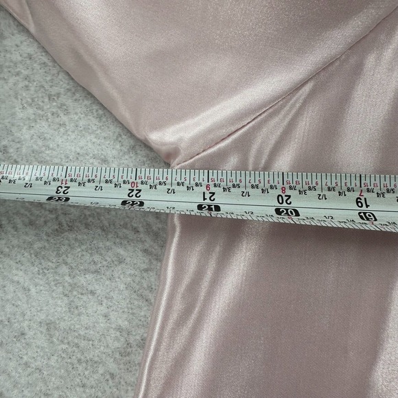 Vintage Ilise Elise Stevens Satin Ruffle Cottage Core Victorian Night Gown LARGE - Picture 15 of 16